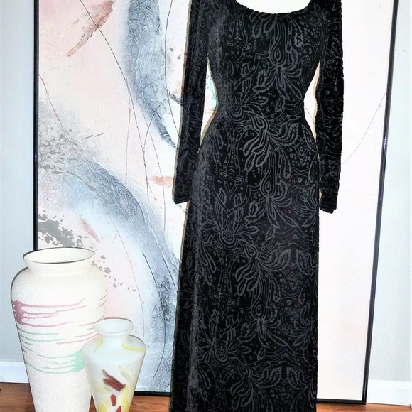 Oscar DeLaRenta black velvet dress NWT 💯Authentic - Picture 2 of 7